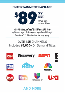 DIRECTV's Entertainment Package