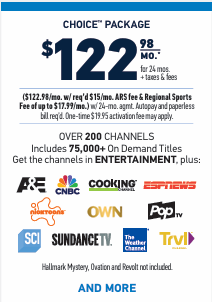 DIRECTV's Choice Package