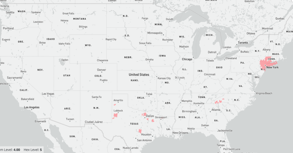 Optimum fiber availability map