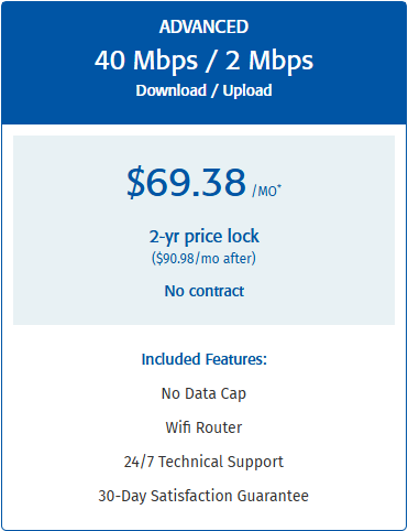 Consolidated communications internet pricing